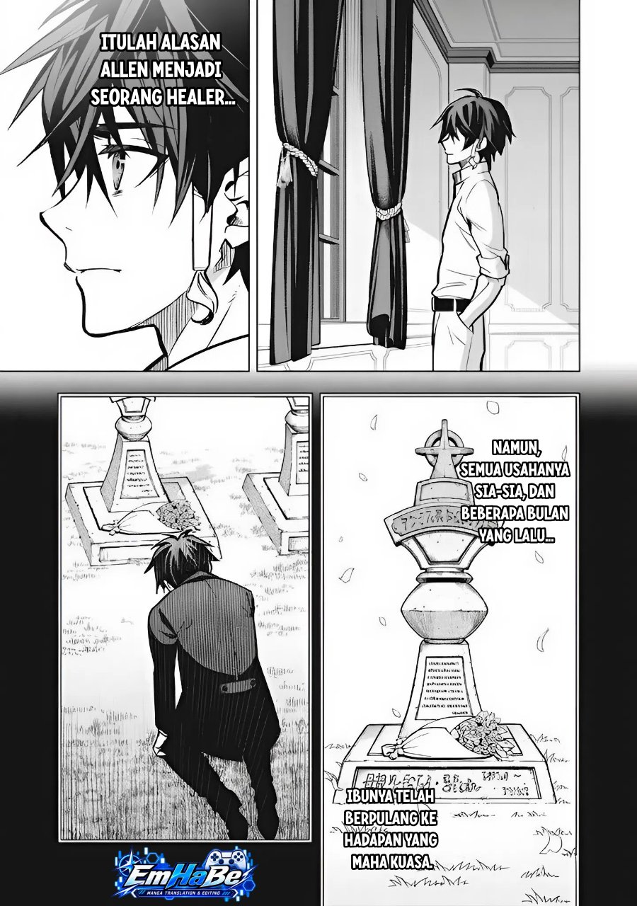 Academy Saikyou no Mob Healer: Shinigee Sekai no Mob ni Tensei Shita Ore wa, Hazure Job [Healer] to Gensaku Chishiki de Musou Suru Chapter 5.2 - Page 13