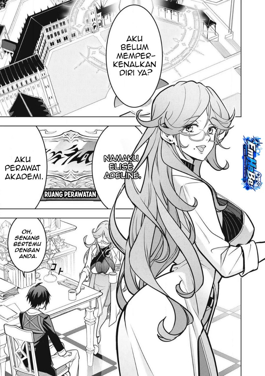 Academy Saikyou no Mob Healer: Shinigee Sekai no Mob ni Tensei Shita Ore wa, Hazure Job [Healer] to Gensaku Chishiki de Musou Suru Chapter 5.2 - Page 3
