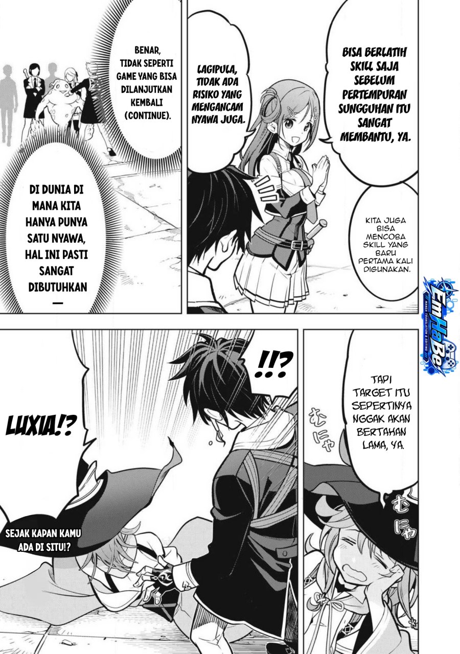 Academy Saikyou no Mob Healer: Shinigee Sekai no Mob ni Tensei Shita Ore wa, Hazure Job [Healer] to Gensaku Chishiki de Musou Suru Chapter 6.1 - Page 7