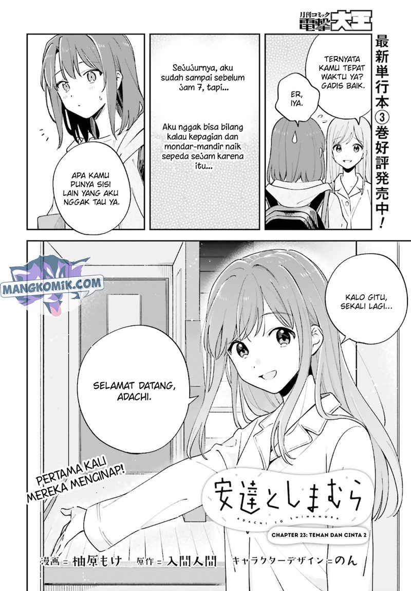 Baca Adachi to Shimamura (YUZUHARA Moke) - Chapter 23 halaman 3