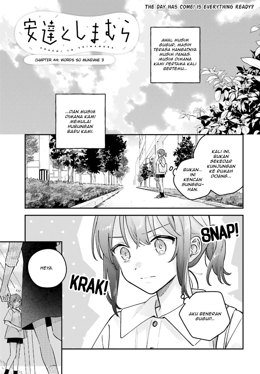 Adachi to Shimamura Chapter 45 - Page 1