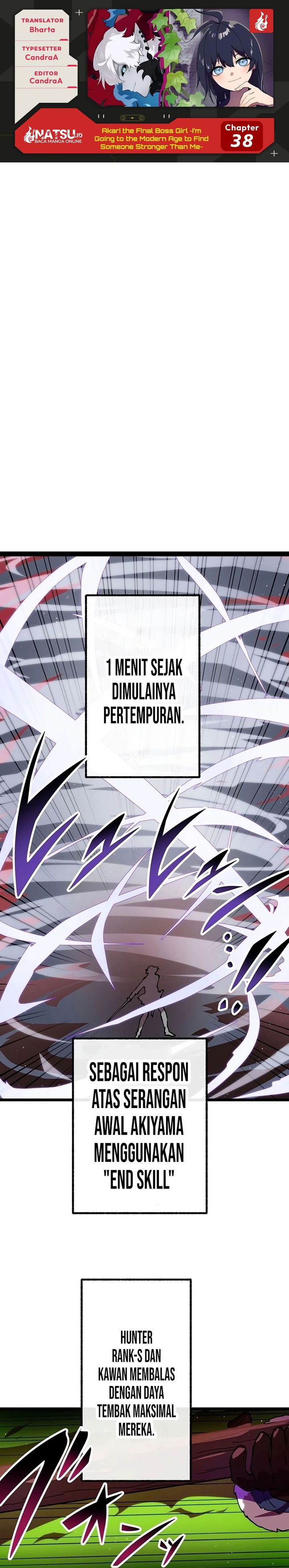 Baca Akari the Final Boss Girl ~I'm Going to the Modern Age to Find Someone Stronger Than Me~ - Chapter 38 halaman 1