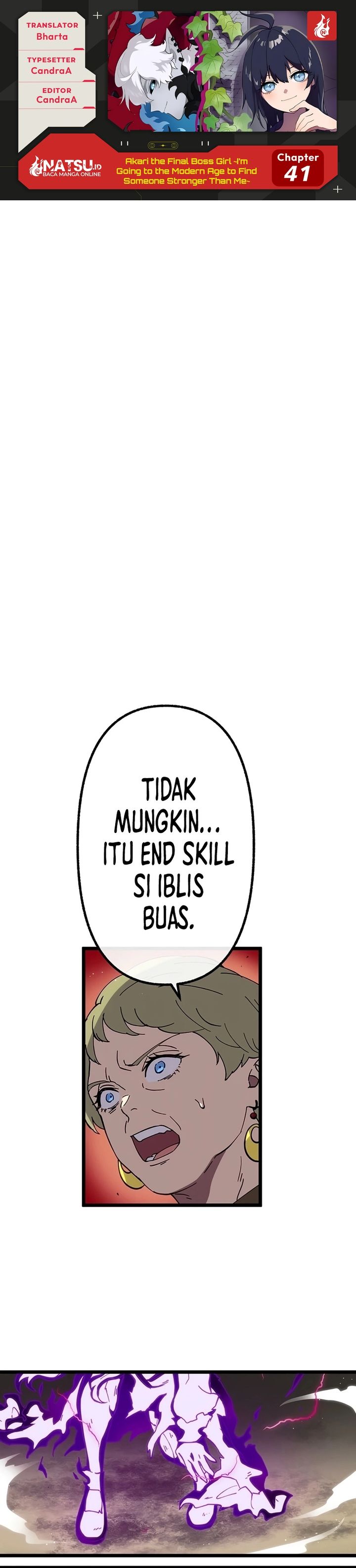 Akari the Final Boss Girl ~I'm Going to the Modern Age to Find Someone Stronger Than Me~ Chapter 41 - Page 1