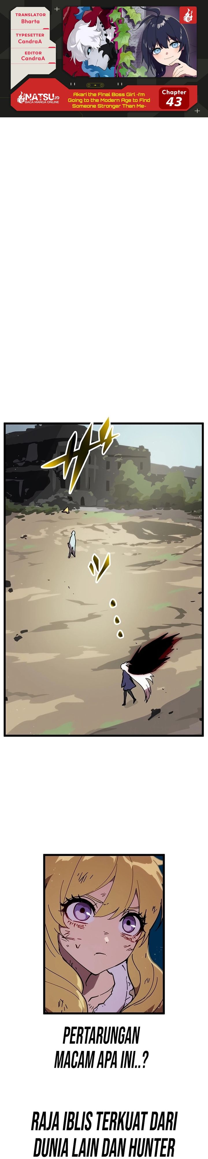 Baca Akari the Final Boss Girl ~I’m Going to the Modern Age to Find Someone Stronger Than Me~ Chapter 43 Bahasa Indonesia page 6