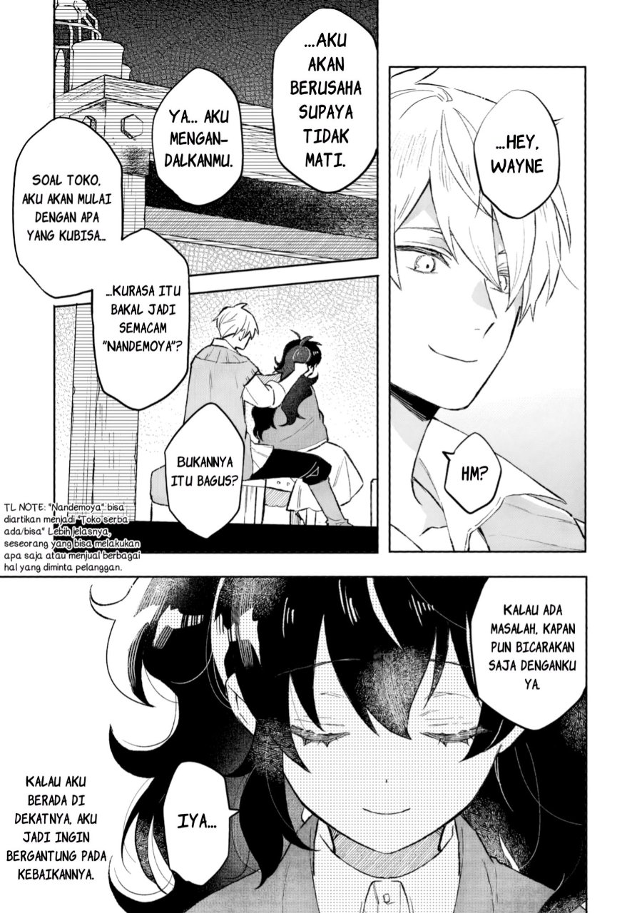 Baca Akatsuki no Majo Reishi wa Jiyu ni Ikitai Mao Tobatsu o Oeta Node, Nonbiri o Mise o Hirakimasu - Chapter 11 halaman 12