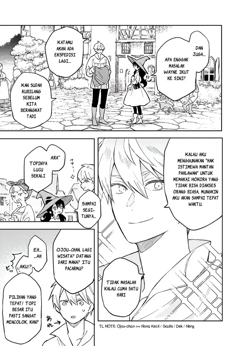 Baca Akatsuki no Majo Reishi wa Jiyu ni Ikitai Mao Tobatsu o Oeta Node, Nonbiri o Mise o Hirakimasu - Chapter 12 halaman 5