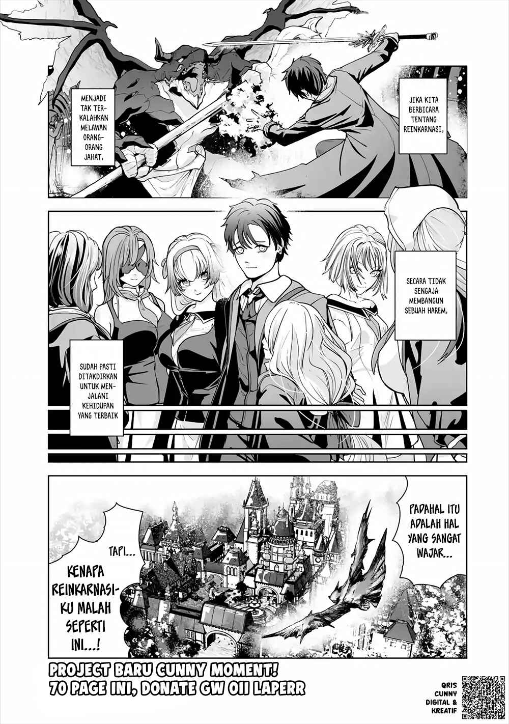 Baca Akuyaku Kizoku ga Hirakinaotte Hametsu Flag wo “Jitsuryoku” de Tatakiotteitara, Itsunomanika Heroine-tachi kara Eiyuushi Sareru you ni Natta Ken - Chapter 1 halaman 3