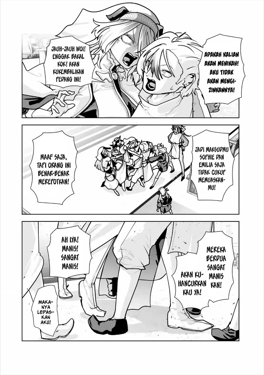 Akuyaku Kizoku ga Hirakinaotte Hametsu Flag wo “Jitsuryoku” de Tatakiotteitara, Itsunomanika Heroine-tachi kara Eiyuushi Sareru you ni Natta Ken Chapter 10.1 - Page 7