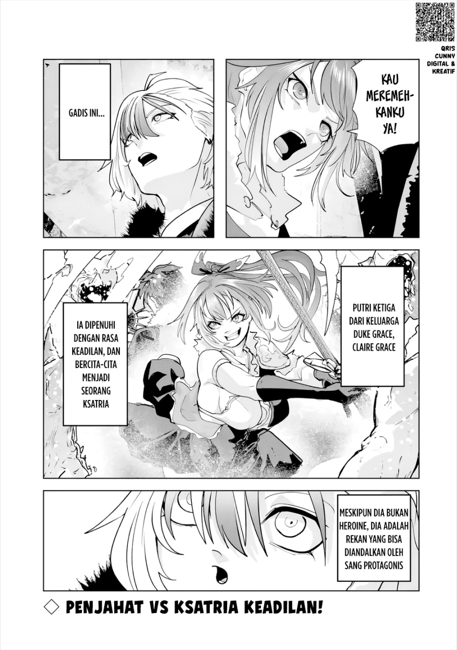 Baca Akuyaku Kizoku ga Hirakinaotte Hametsu Flag wo “Jitsuryoku” de Tatakiotteitara, Itsunomanika Heroine-tachi kara Eiyuushi Sareru you ni Natta Ken - Chapter 4 halaman 3
