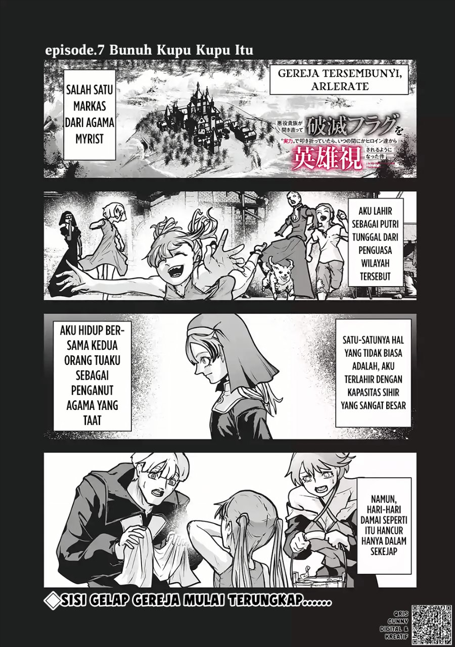 Baca Akuyaku Kizoku ga Hirakinaotte Hametsu Flag wo “Jitsuryoku” de Tatakiotteitara, Itsunomanika Heroine-tachi kara Eiyuushi Sareru you ni Natta Ken - Chapter 7 halaman 3