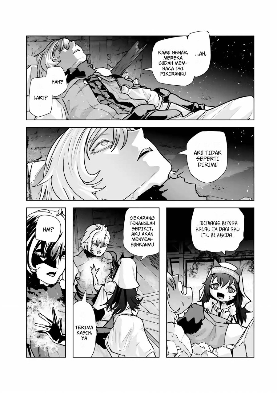 Baca Akuyaku Kizoku ga Hirakinaotte Hametsu Flag wo “Jitsuryoku” de Tatakiotteitara, Itsunomanika Heroine-tachi kara Eiyuushi Sareru you ni Natta Ken - Chapter 9.4 halaman 1