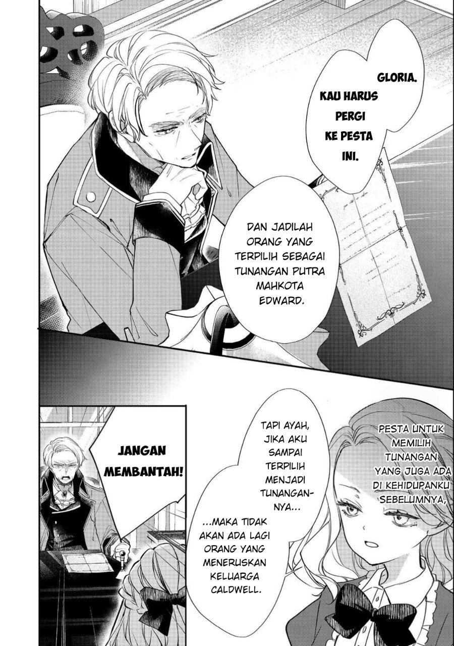 Baca Akuyaku Reijou Gloria von Caldwell no Danzai to Fukushuu - Chapter 3 halaman 2