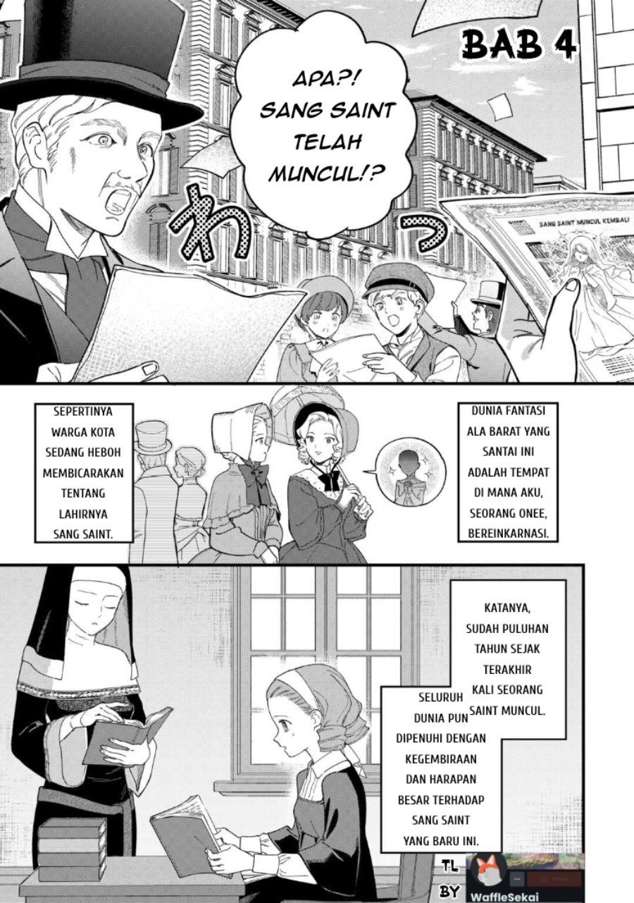 Baca Akuyaku Reijou ni Onee ga Tenseishita kedo nanimo Mondai ga Nai Ken - Chapter 4 halaman 1