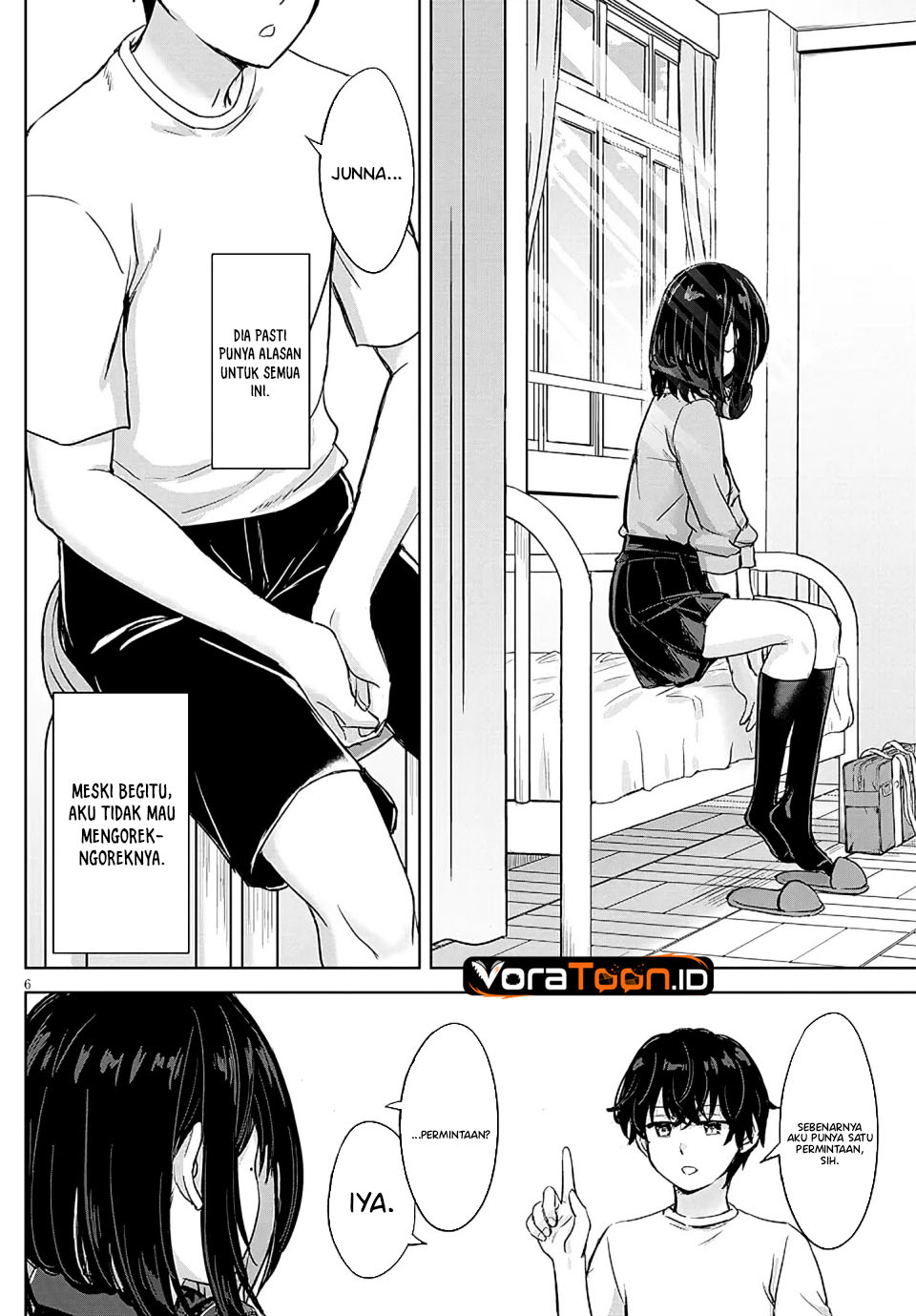 Amamori Junna wa Shitsudo ga Takai Chapter 4 - Page 7