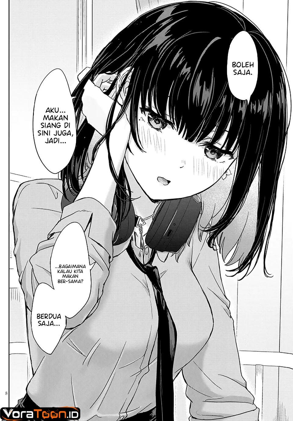 Amamori Junna wa Shitsudo ga Takai Chapter 4 - Page 9