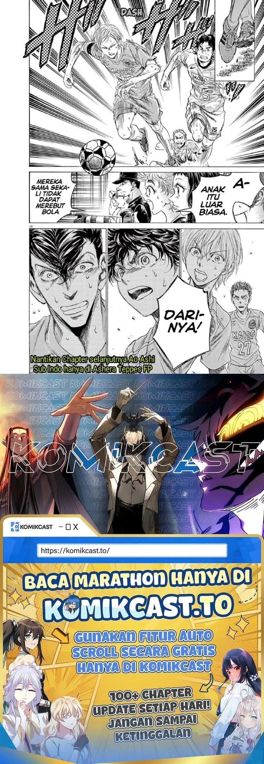 Baca Ao Ashi - Chapter 155 halaman 20