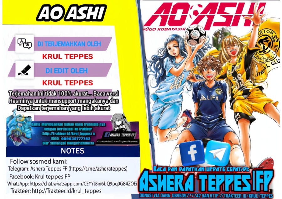 Baca Ao Ashi - Chapter 188 halaman 1