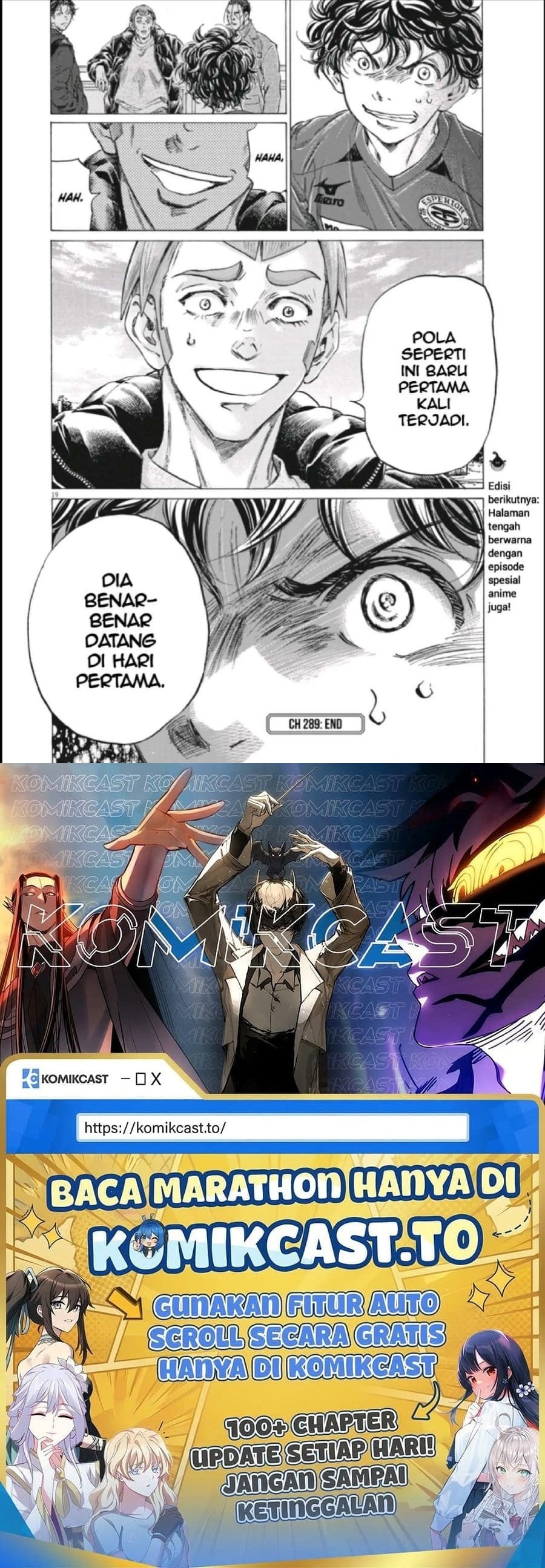 Baca Ao Ashi - Chapter 289 halaman 19