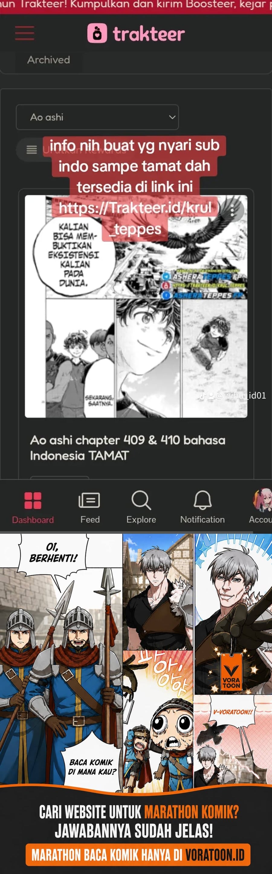 Ao Ashi Chapter 400 - Page 24
