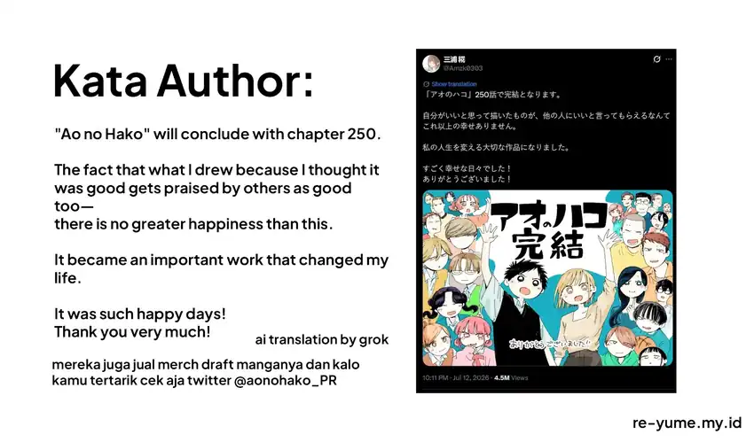 Ao no Hako chapter 250 halaman 24
