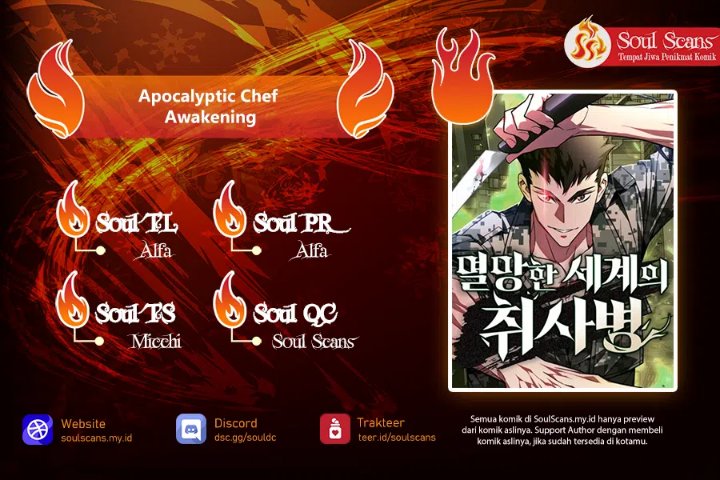 Apocalyptic Chef Awakening Chapter 130 - Page 1