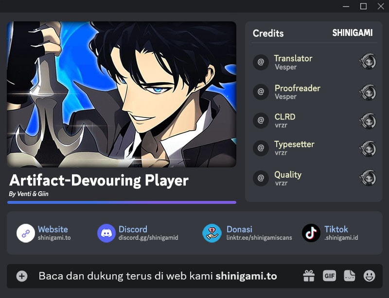Baca Artifact-Devouring Player - Chapter 39 halaman 1