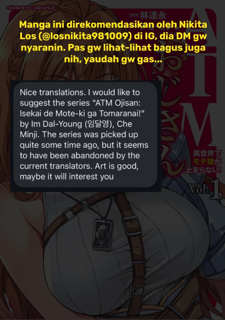 Baca ATM Ojisan: Isekai de Mote-ki ga Tomaranai! - Chapter 1 halaman 107