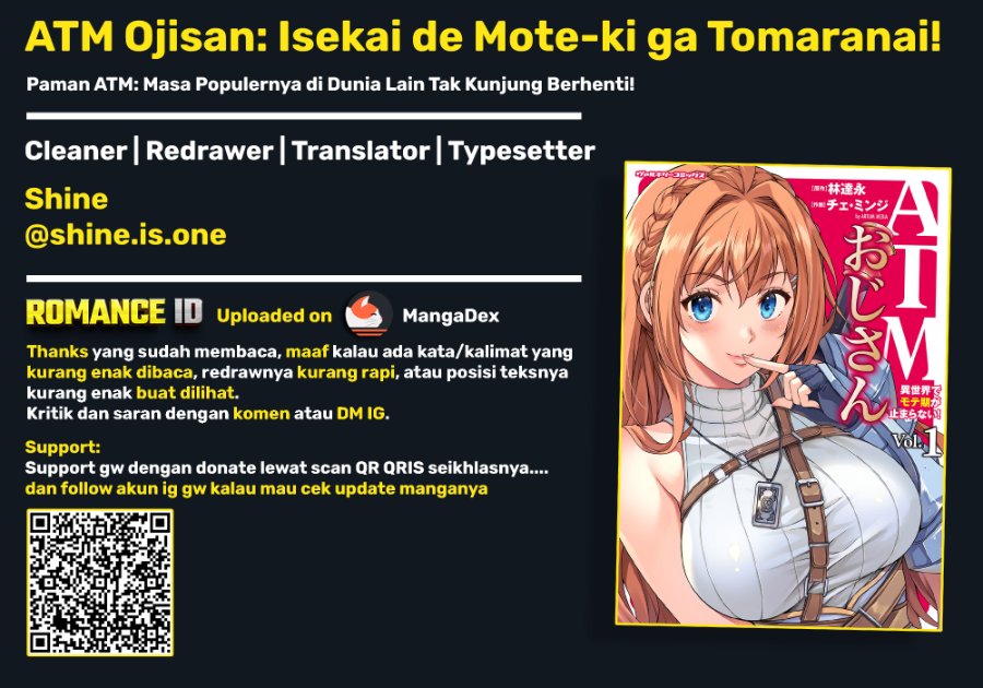 Baca ATM Ojisan: Isekai de Mote-ki ga Tomaranai! - Chapter 5 halaman 21