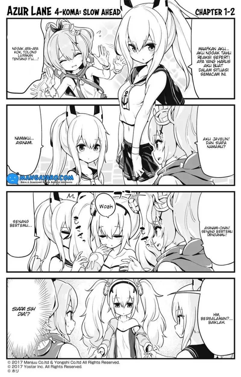 Azur Lane 4-koma: Slow Ahead Chapter 0 - Page 4