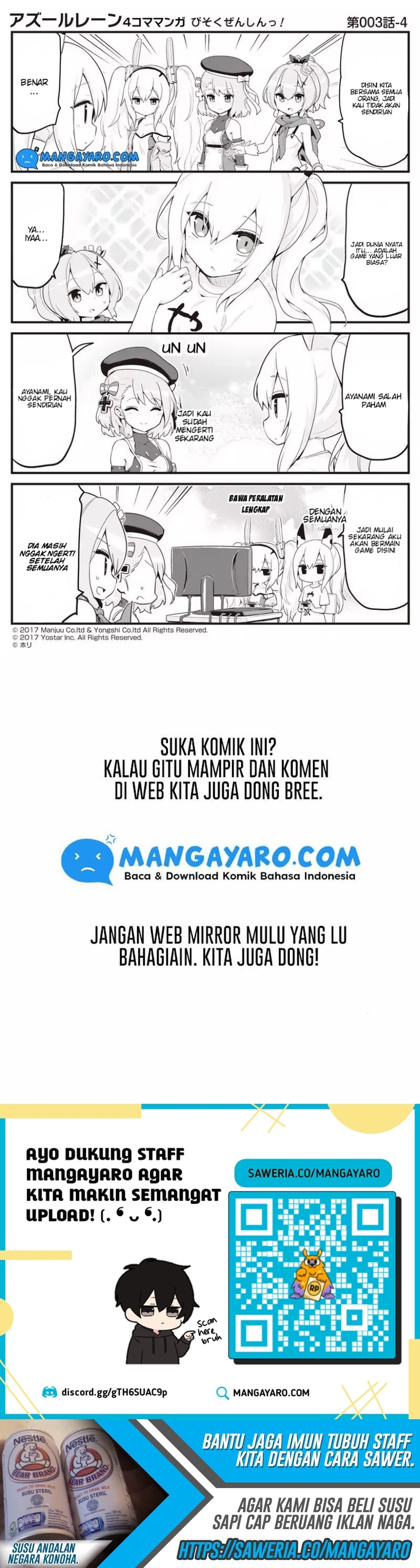 Azur Lane 4-koma: Slow Ahead Chapter 0 - Page 8