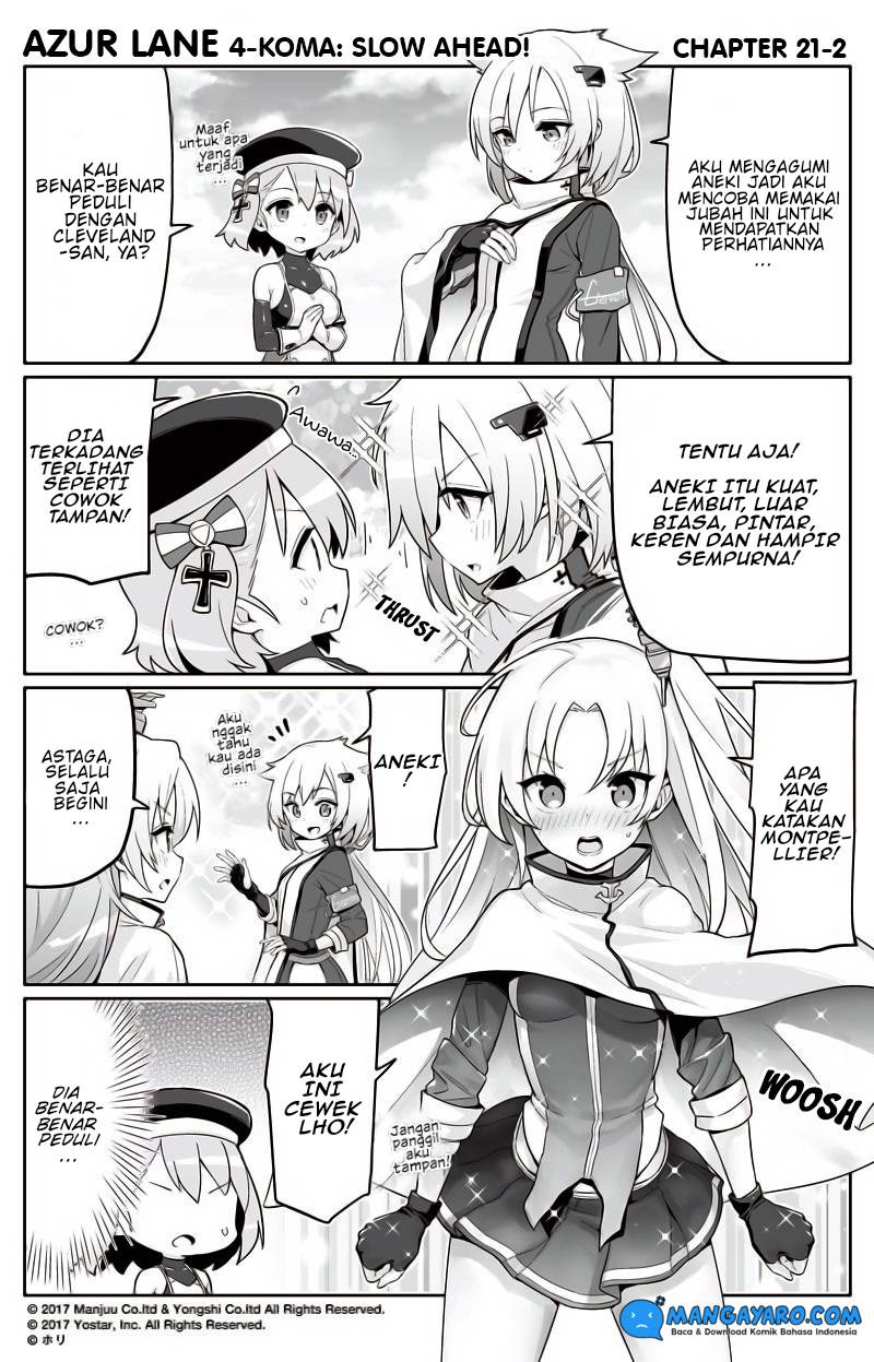 Baca Azur Lane 4-koma: Slow Ahead - Chapter 21 halaman 3
