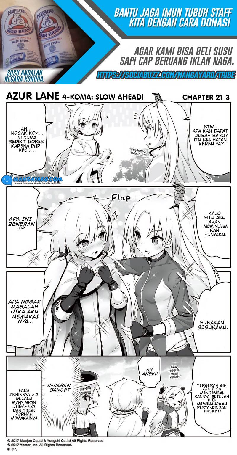 Baca Azur Lane 4-koma: Slow Ahead - Chapter 21 halaman 4