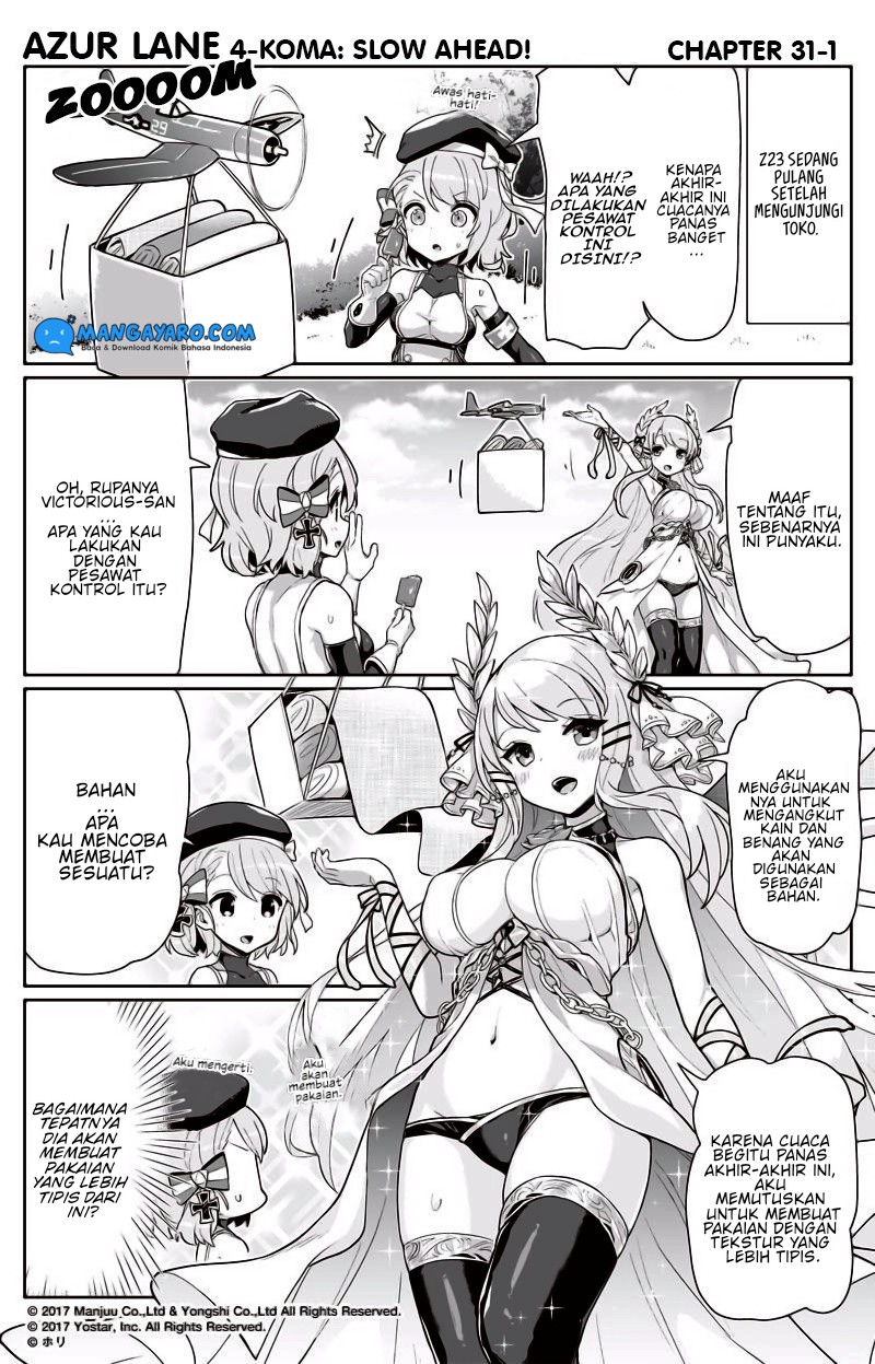 Baca Azur Lane 4-koma: Slow Ahead - Chapter 31 halaman 2