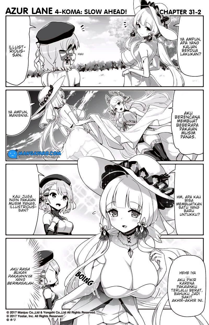 Baca Azur Lane 4-koma: Slow Ahead - Chapter 31 halaman 3