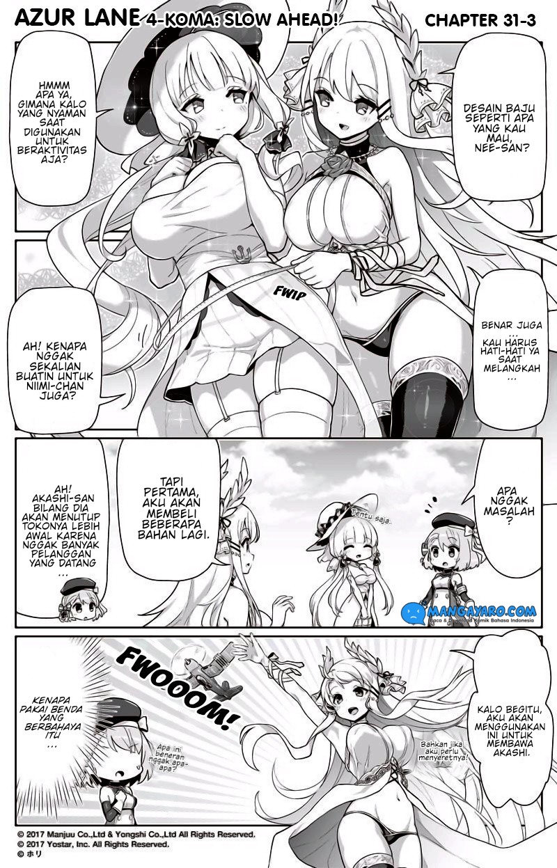 Baca Azur Lane 4-koma: Slow Ahead - Chapter 31 halaman 4