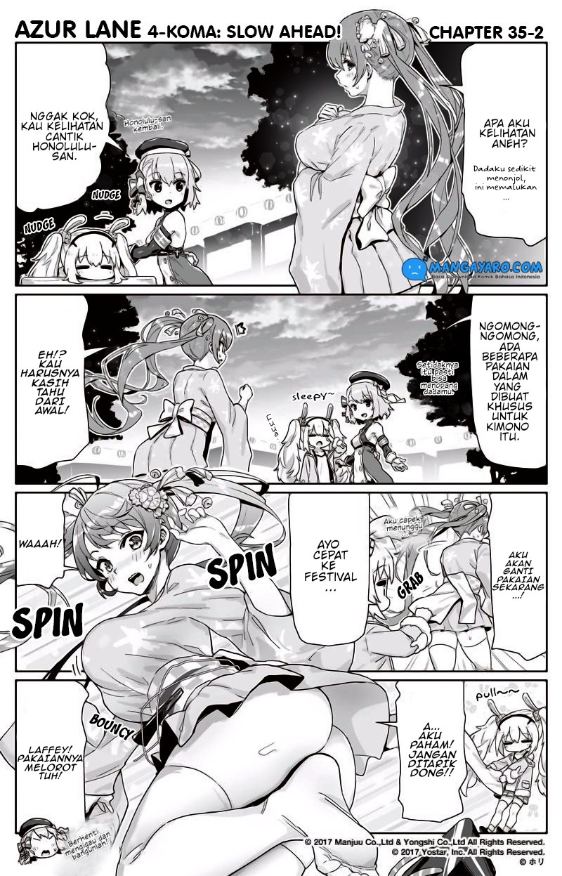 Baca Azur Lane 4-koma: Slow Ahead - Chapter 35 halaman 3
