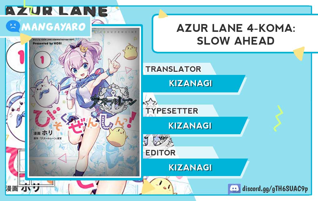Baca Azur Lane 4-koma: Slow Ahead - Chapter 39 halaman 1
