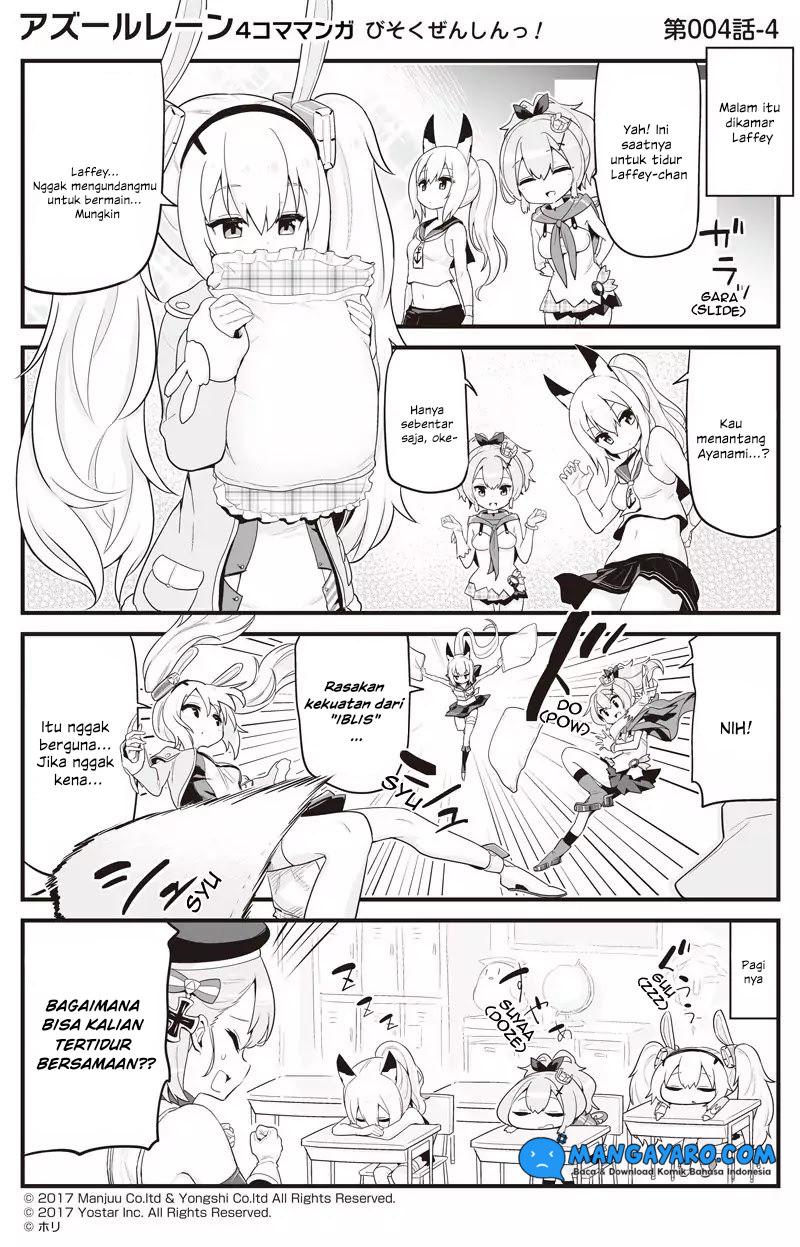 Baca Azur Lane 4-koma: Slow Ahead - Chapter 4 halaman 5