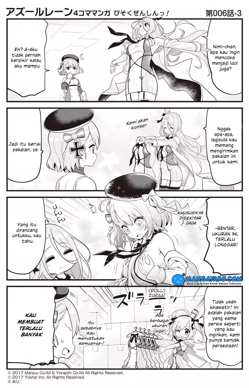 Baca Azur Lane 4-koma: Slow Ahead - Chapter 6 halaman 4
