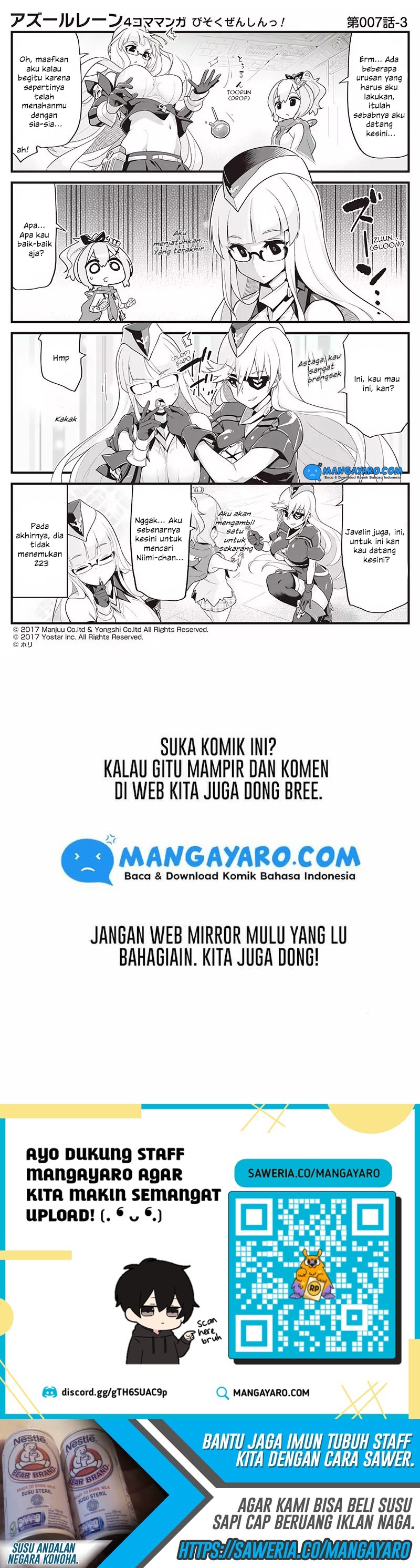 Baca Azur Lane 4-koma: Slow Ahead - Chapter 6 halaman 7