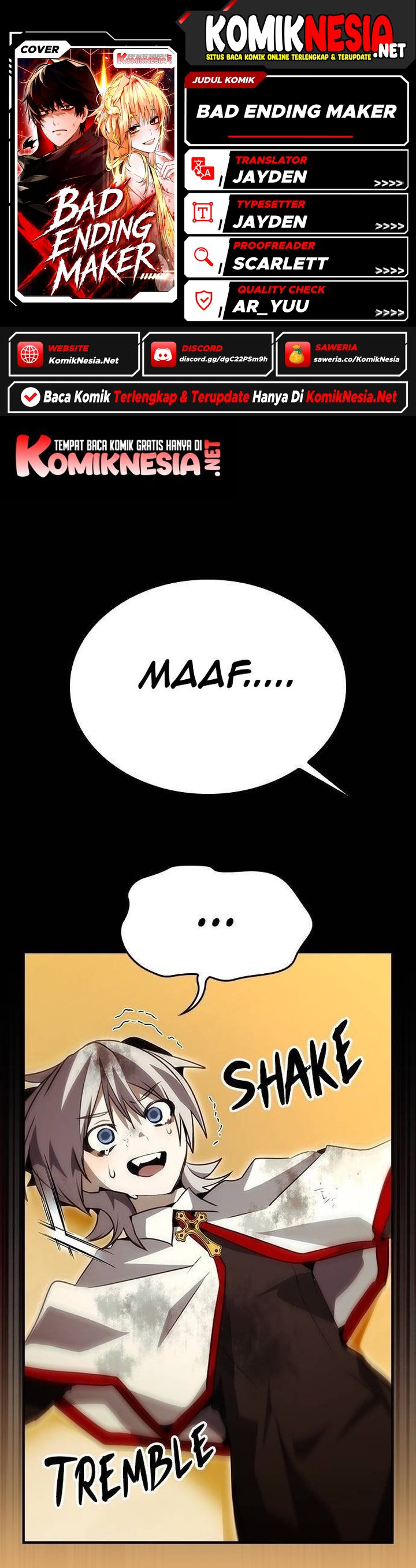 Baca Bad Ending Maker - Chapter 92 halaman 1