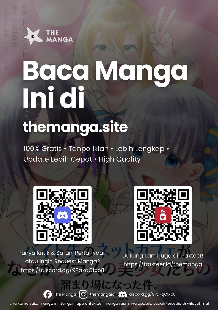 Baca Baito-saki no Net Café ga, Nazeka Class no Bishoujo-tachi no Tamariba ni Natta Ken - Chapter 2 halaman 49
