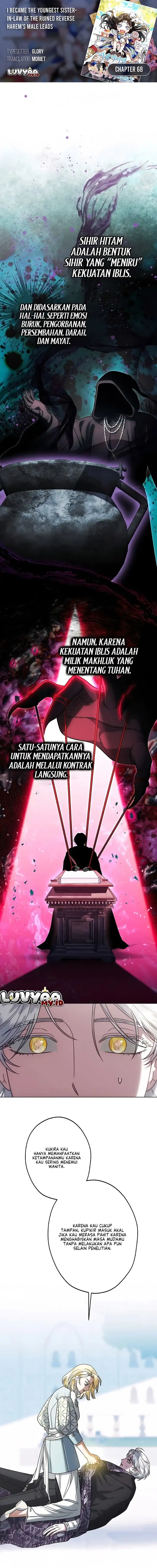 Baca Became the youngest Sister-in-Law of the Ruined Harem Male Leads - Chapter 68 halaman 1