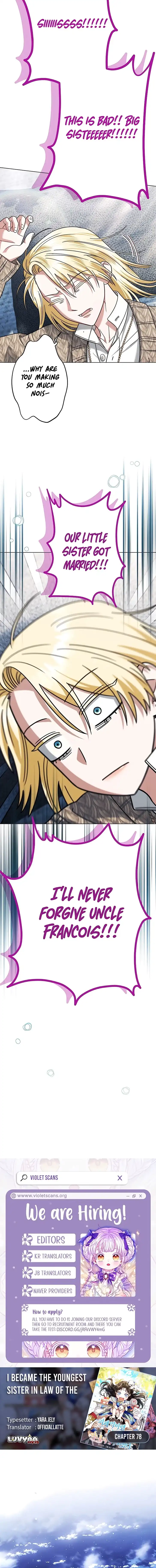 Became the youngest Sister-in-Law of the Ruined Harem Male Leads Chapter 78 - Page 18