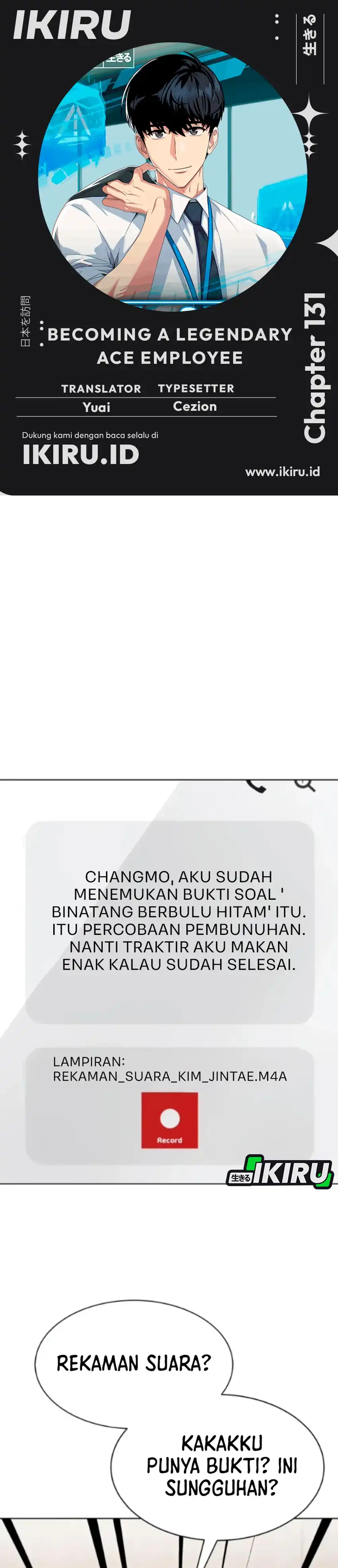 Baca Becoming a Legendary Ace Employee - Chapter 131 halaman 1