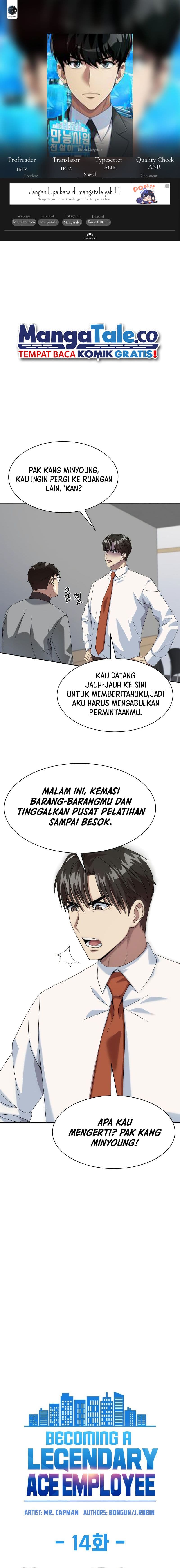 Baca Becoming a Legendary Ace Employee - Chapter 14 halaman 1