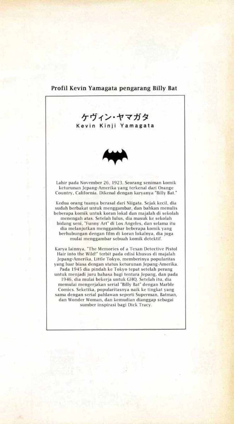 Baca Billy Bat Chapter 2 Bahasa Indonesia page 8