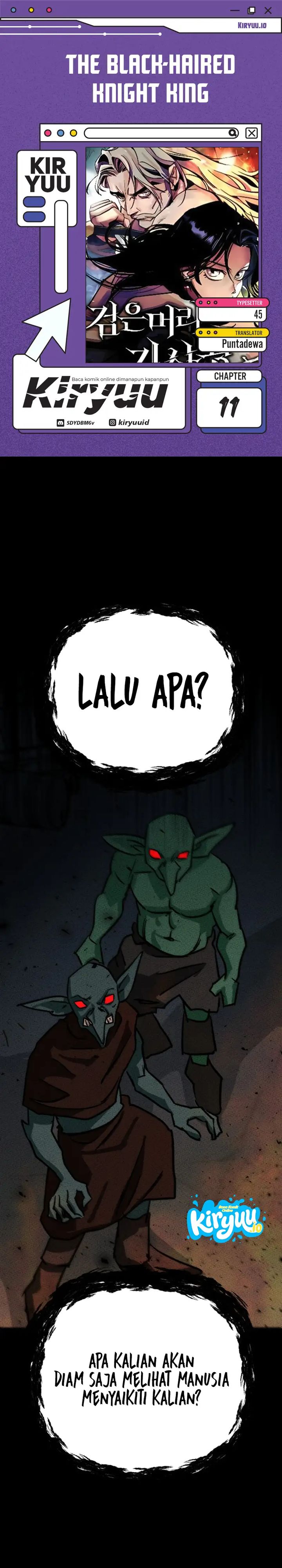 Baca Black-Haired Knight King - Chapter 11 halaman 1