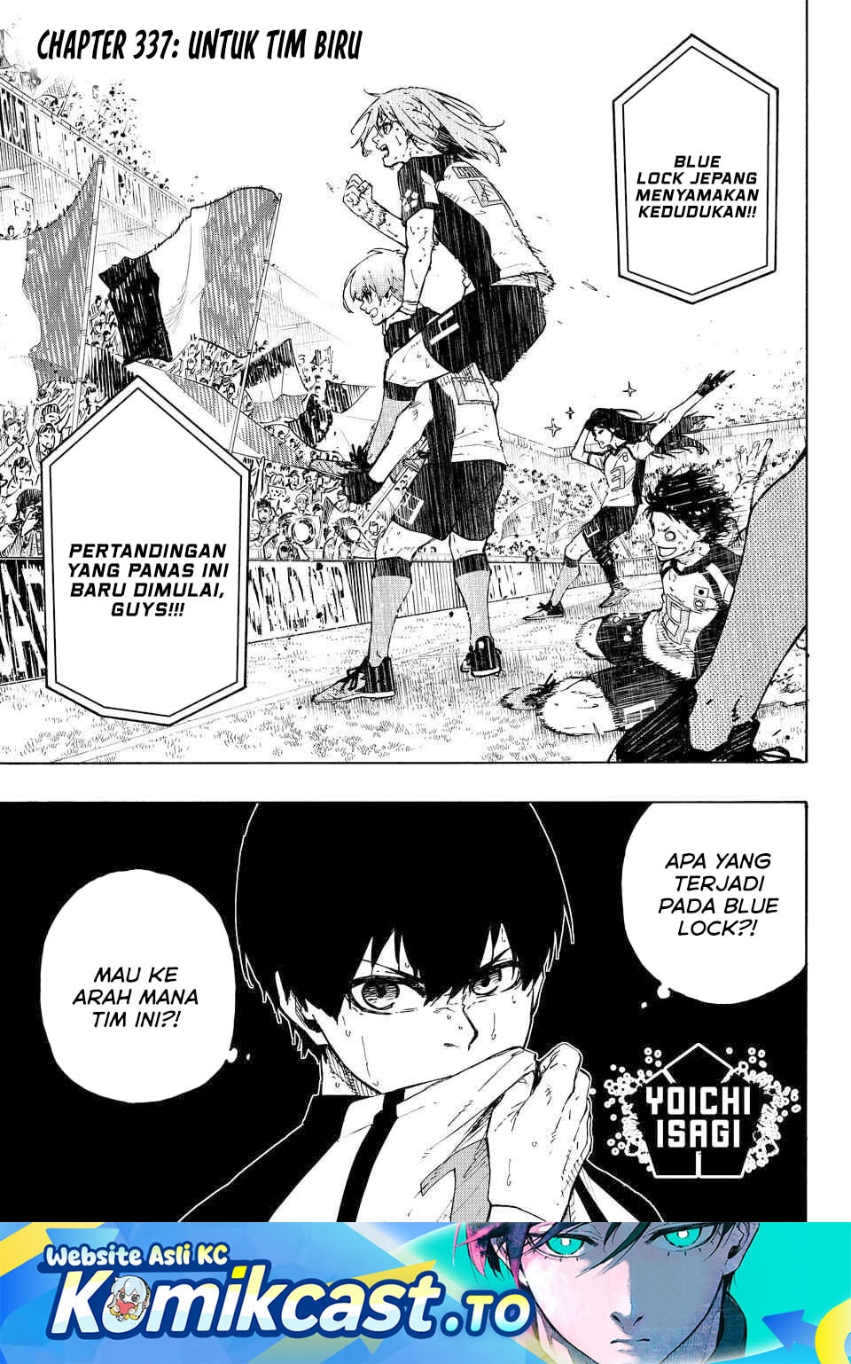 Baca Blue Lock - Chapter 337 halaman 1