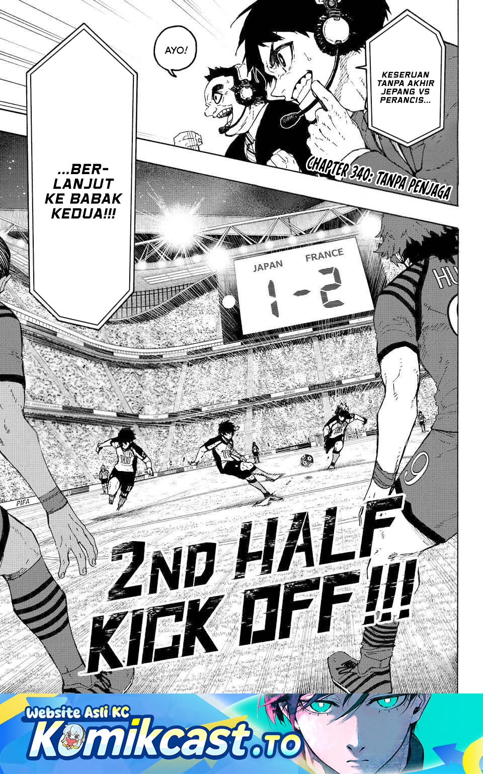 Baca Blue Lock - Chapter 340 halaman 2